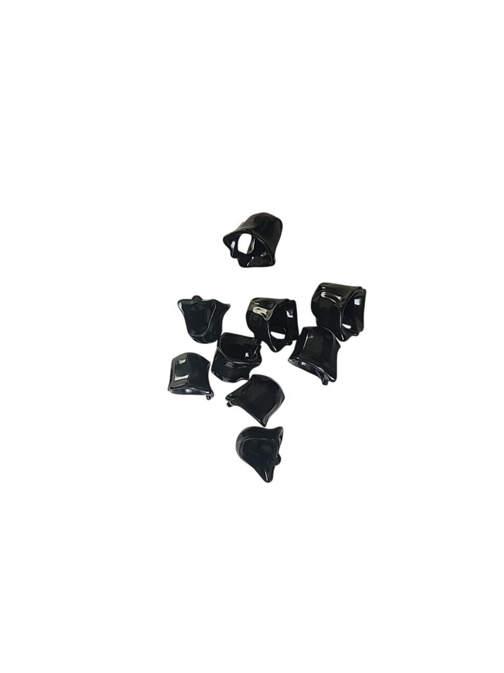 LEGO Black Hood - Lot of 9 - For minifigs - Jedi Hoods - Picture 4 of 4